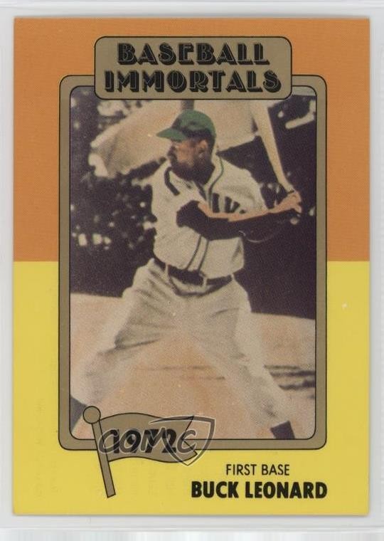 1980-87 SSPC Baseball Immortals Buck Leonard #132 HOF 0p1n