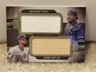 🔥DUAL JUMBO RELIC /48🔥Bobby Witt Jr. Salvador Perez 2024 Topps Triple Threads