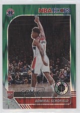 2019 NBA Hoops Premium Stock Green Flash Prizm 49/99 Admiral Schofield #231 7m3