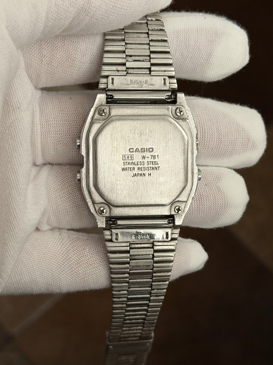 CASIO W-781 Vintage Digital Watch 10BAR Water Resistant