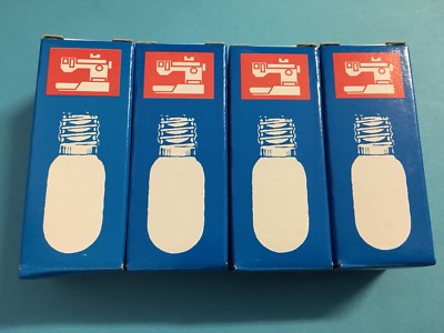 4 Stück Glühbirne- Lampe für Nähmaschinen Schraubfassung E14 220v 15W