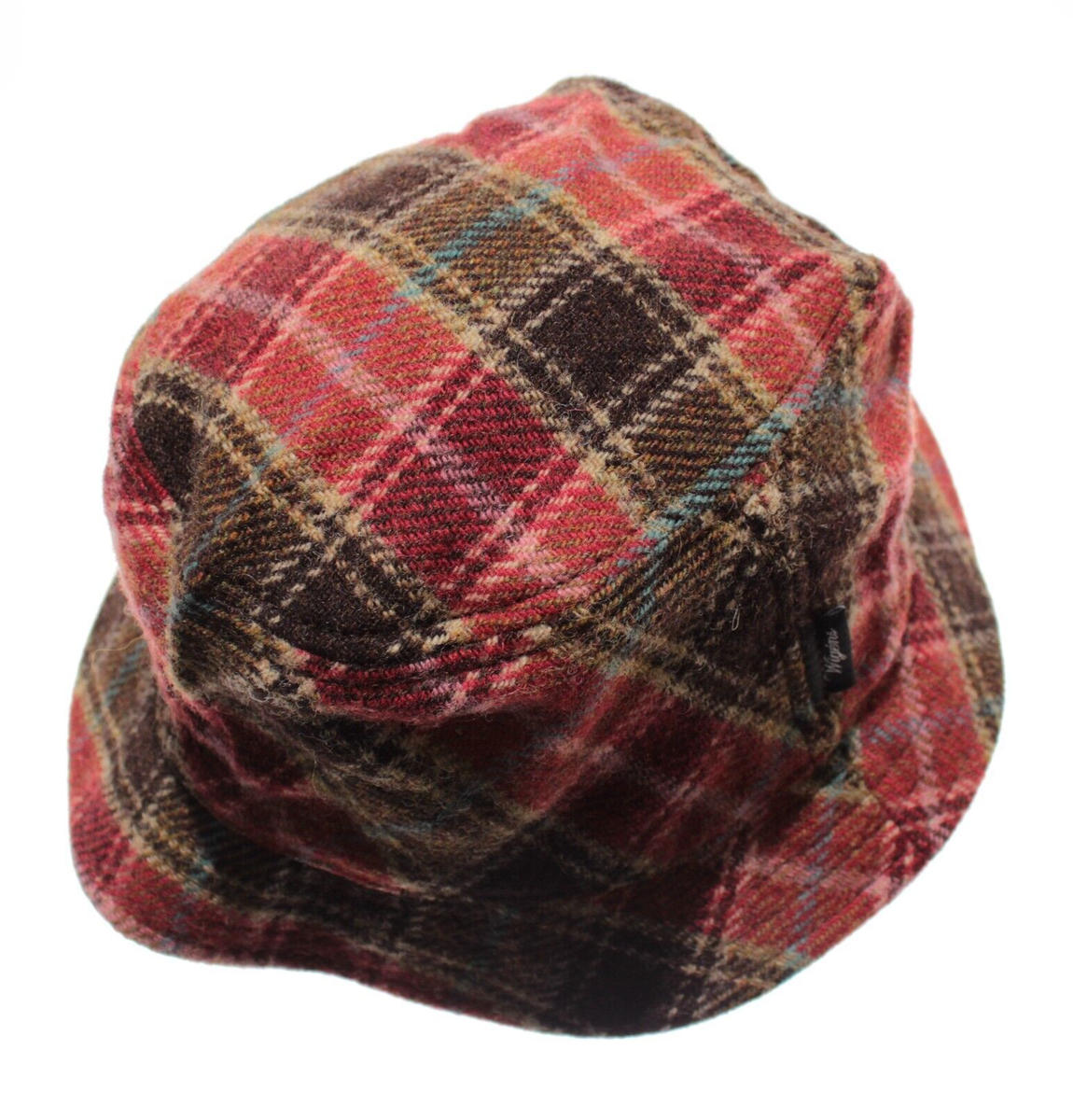 Wigens NWT Bucket Hat Size 59, 7 & 3/8ths in Red/Brown/Multi  display picture 1
