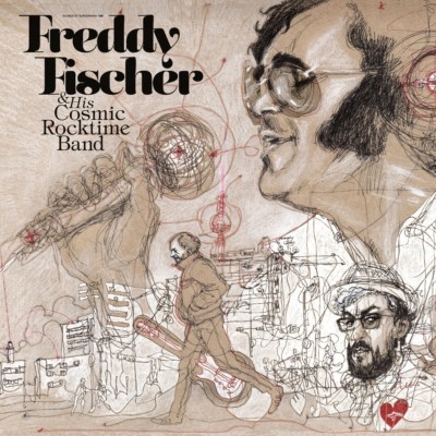 FREDDY & HIS COSMIC ROCKTIME BAND FISCHER - DREIMAL UM DIE SONNE  VINYL LP NEU