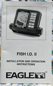 Eagle Fish I.D. II Installation & Operation Instructions Manual Fish Finder Book | eBay