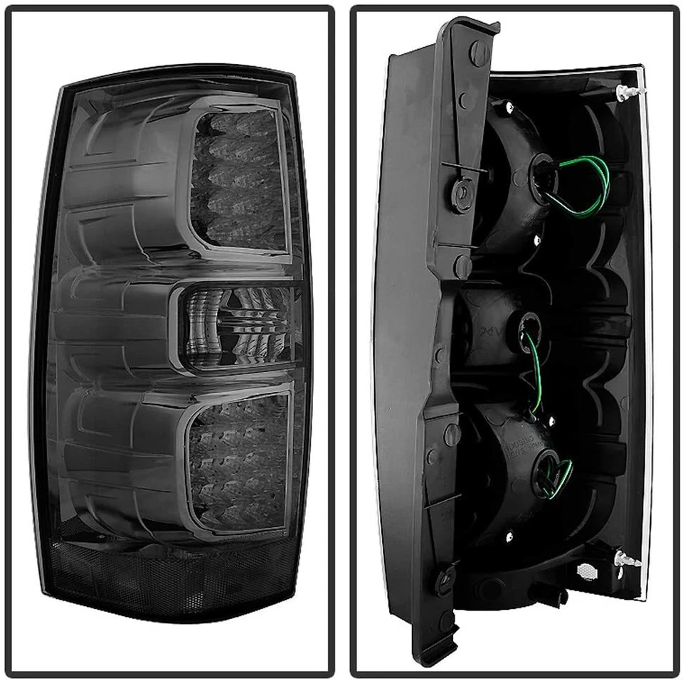 Дымчатые светодиодные задние фонари 2007-2014 Chevy Suburban 1500 2500 Tahoe GMC Yukon - Изображение 2 из 4
