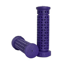 AME SOFT Zone Flangeless BMX MTB Bicycle Grips - Made in USA - PURPLE