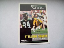 Sterling Sharpe 1991 PINNACLE #11 Green Bay Packers NFL FOOTBALL 2025 HOF