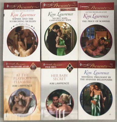 Kim Lawrence Sophie And The Scorching Sicilian Secret Baby Convenient Lot X 6