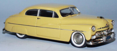 Modèle Réduit Ford Mercury Convertible 1950 Au 1/43 - Blanc, Métal/étain, Tout Monté, Neuf