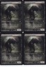 4x SQUELCHING LEECHES - DCI Full Art MTG - Journey Into Nyx - Game Day Promo
