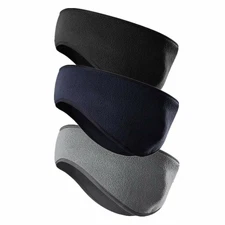 3 Pack Fleece Headband Ear Warmer Ski Snowboard Running Hat Head Band Ear Muffs