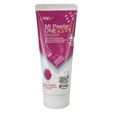 GC MI Paste ONE Kids with Fluoride and Recaldent 35mL Tube - COTTON CANDY