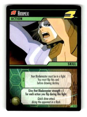 2004 Decipher .hack Enemy Trading Card Game #2C18 Hirameki