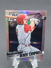 2014 Derek Campbell SP Silver Refractor Rookie Panini Prizm Draft Picks