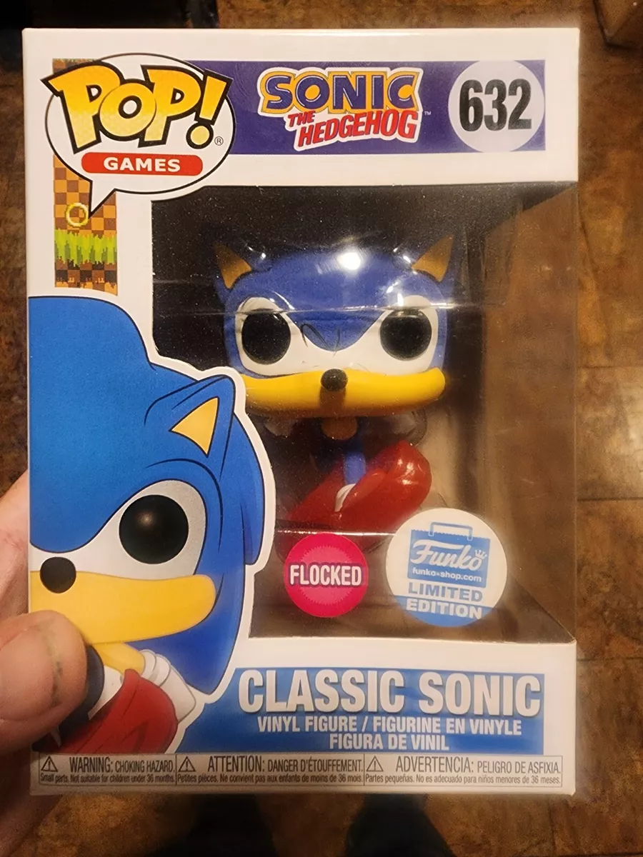 Funko Pop Sonic Clássico 632 Sonic The Hedgehog