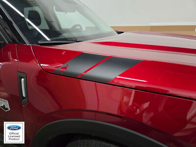 2021-2025 Ford Bronco Sport Pony Hash Stripes - Vinyl Decals Stickers - Pair