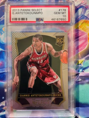 2013-14 Select Giannis Antetokounmpo - L Rookie RC #178 - Psa 10 Gem Mint