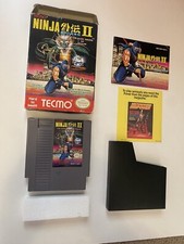 Ninja Gaiden II: The Dark Sword of Chaos 2 Nintendo NES Box Manual Complete CIB!