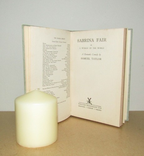Samuel Taylor - Sabrina Fair or A Woman of the World - 1st/1st (1955 First Ed) - Imagen 3 de 3