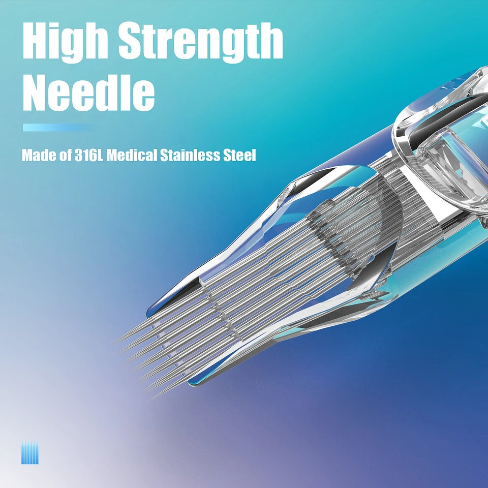 20-50 Stück gemischte professionelle sterile Tattoo Nadel Patronen Größe RL RS RM M1 - Bild 2 von 4