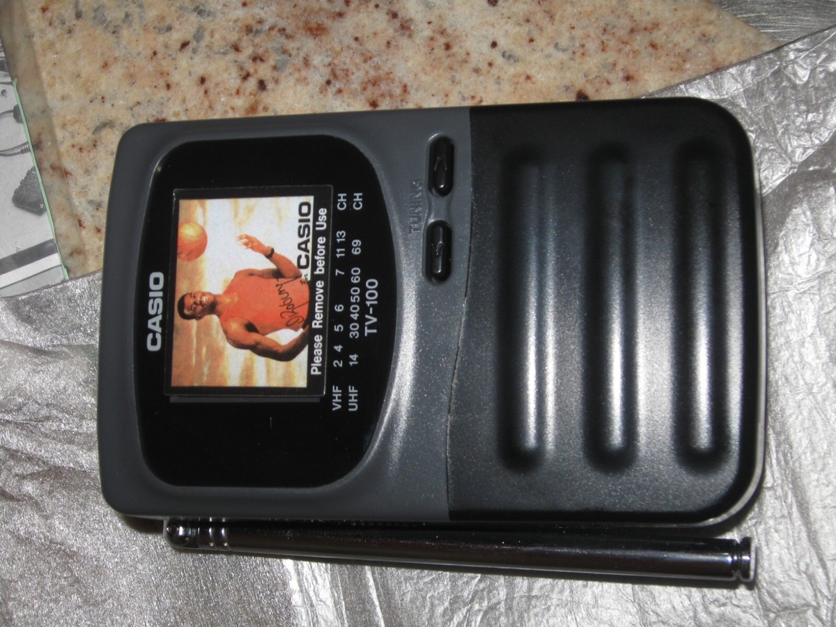 Vintage LCD Casio TV 100B Pocket Color Tv- New | eBay