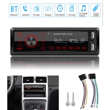 Bluetooth Car Stereo Radio Audio In Dash FM Aux Input Receiver SD USB MP3 Player