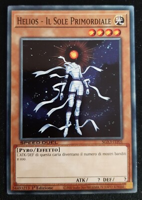 HELIOS IL SOLE PRIMORDIALE Common auf Italienisch SPEED DUEL SGX3-ITF01 YUGIOH