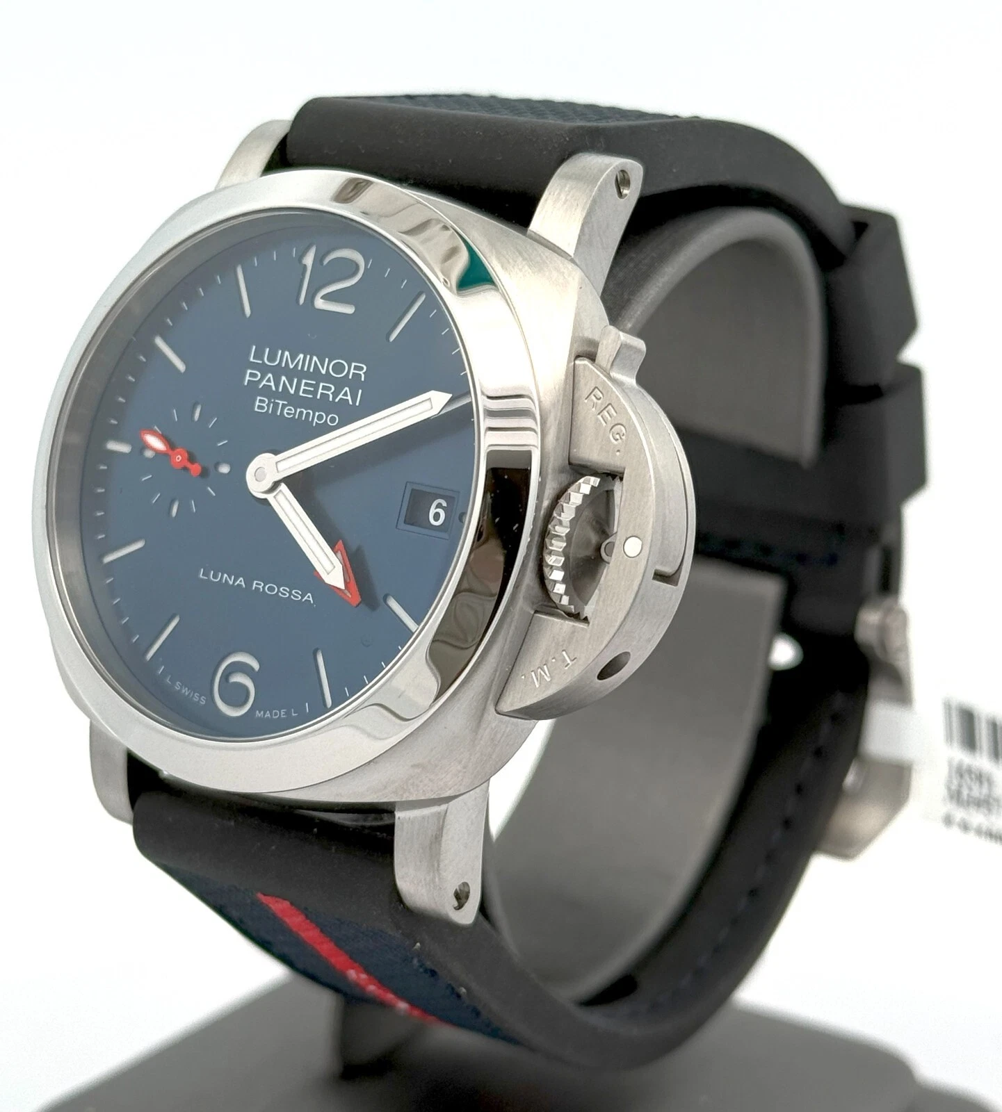 Panerai — Panerai Luminor Quaranta BiTempo Luna Rossa  Pam 1404 PAM1404 Brand New! B/P