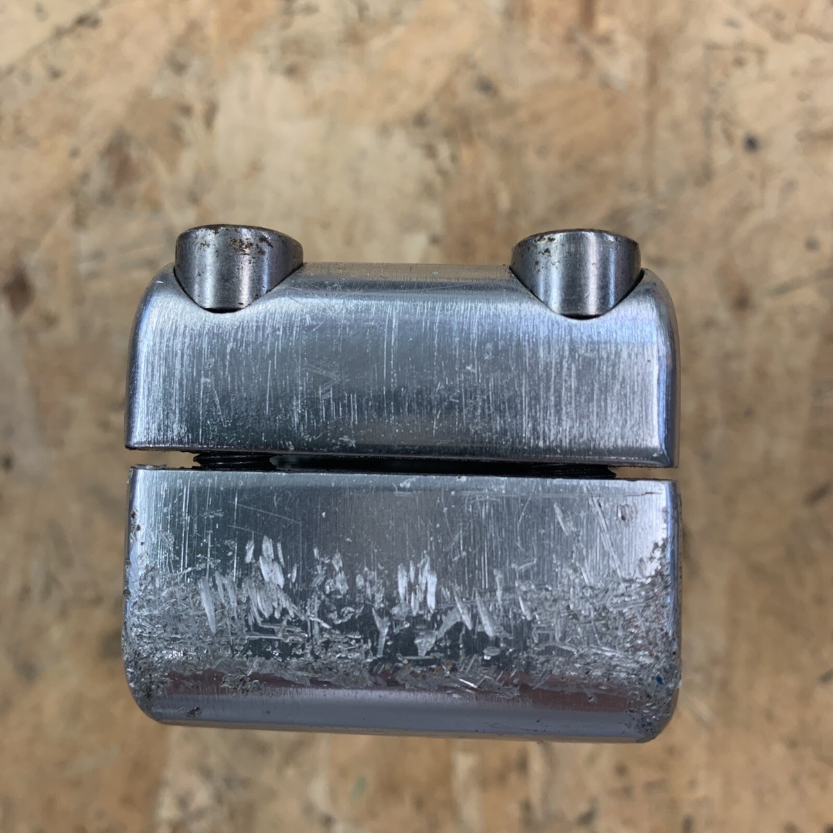 Primo Casket Stem Threadless 1 1/8 in Old School BMX Silver 4 Bolt