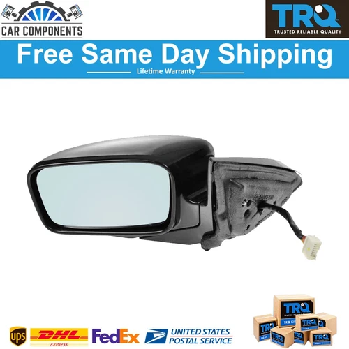 TRQ New Power Heated Memory Tinted Mirror Left Driver Side For 2004-2006 Acura