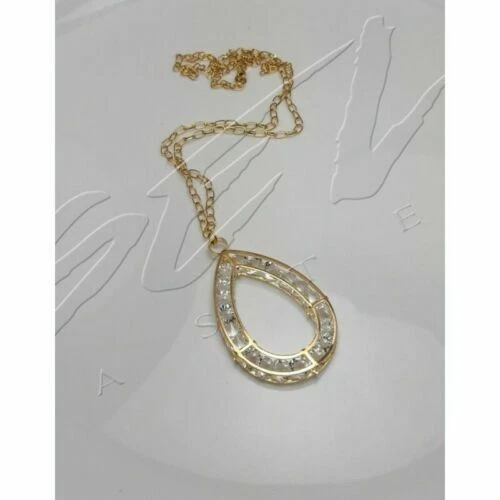 Collane e pendagli di bigiotteria d'argento goccia