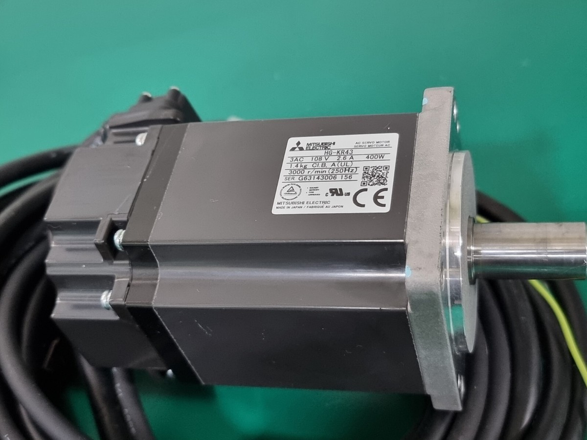 MITSUBISHI J4 400W AC SERVO Set DRIVE MR-J4-40B, MOTOR HG-KR43 | eBay