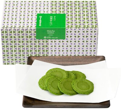Gion Tsujiri Kyoto Matcha Confectionery Matcha Senbei Rice Crackers 70g
