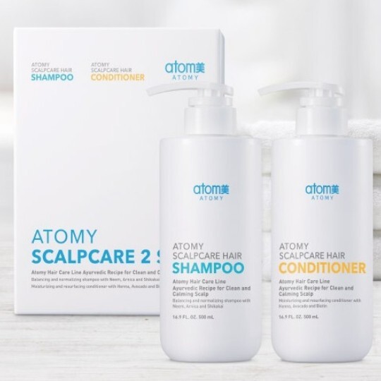 ATOMY Scalpcare Set Shampoo 500ml + Conditioner 500ml Hair Loss