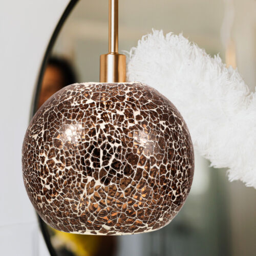 Small Lampshade Wall Light Shade E26/E27 Mosaic Glass Globe Desk Lamp Lampshade - Picture 8 of 12