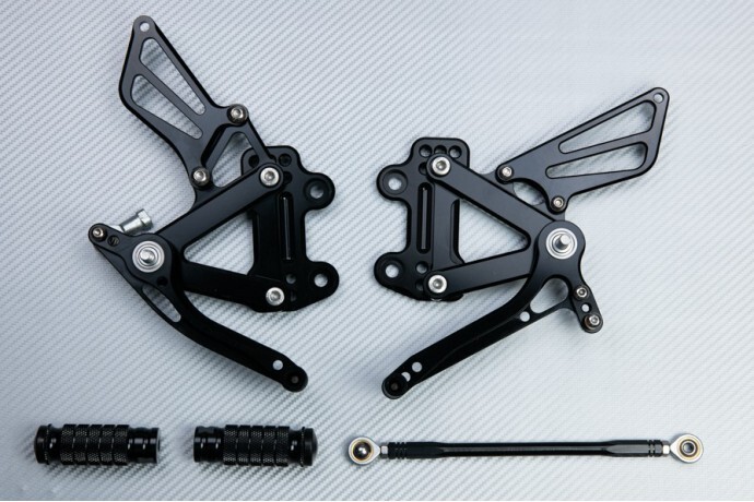Platine de recul réglable alu CNC pour moto Kawasaki ZX-9R