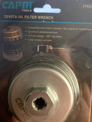 Chiave filtro olio originale Capri Tools (21026) Toyota nuova in confezione - Foto 7 di 7