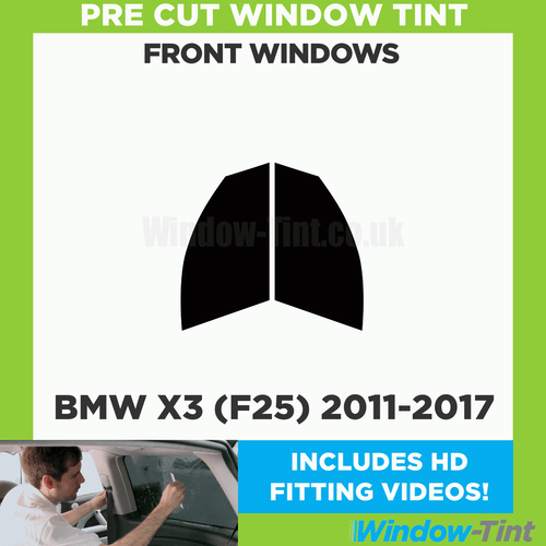 Pre Cut Car Window Tint for BMW X3 (F25) 2011-17 Front Windows Car Tinting Film - Picture 2 of 10