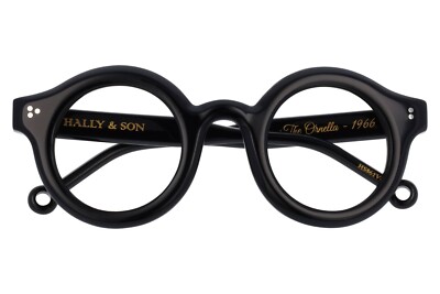 200  Black Round Retro Eyeglasses Frame Hally & Son Style Moscot Optical Frame