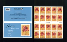 United States 37¢ Bouquet Love Postage Stamp #3898 MNH Full Sheet
