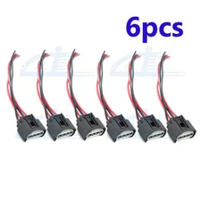 6pcs Ignition Coil Connector Plug for Chevy Prizm Toyota Camry Corolla Matrix