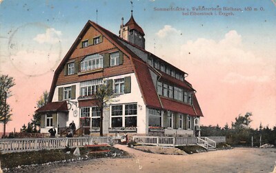 Summer fresh hiking home Bielhaus near Eibenstock in Erzgeb. Postcard Postcard 1913