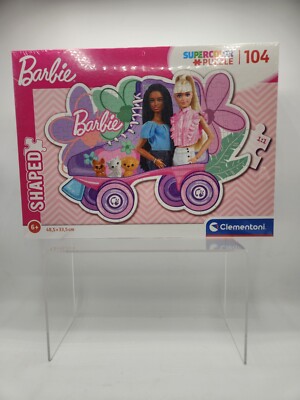 Clementoni 27164 Barbie Rollerskate Shaped Barbie 104 Pieces