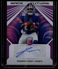 2022 Elite BFS-KA Kadarius Toney Back to the Future Signatures Purple /49