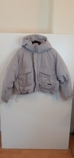 Urban Outfitters Bdg Ladies Puffy Hoodie Longsleeved Jacket Grey S-m