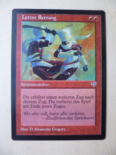Letzte Rettung Trugbilder Magic Karte MTG Deutsch Final Fortune s. Fotos