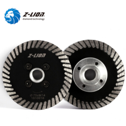 Z-LION 75mm MiNi Diamond Cutting Blade With Removable FIange 5/8 - 11