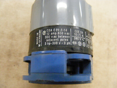 Kraus & Naimer C 10 Steuerschalter Hauptschalter CSA C22.2 - 14  1 polig