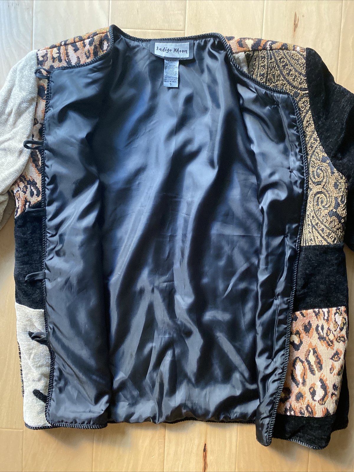 Indigo Moon Multicolored Patchwork Jacket Women’s… - image 3