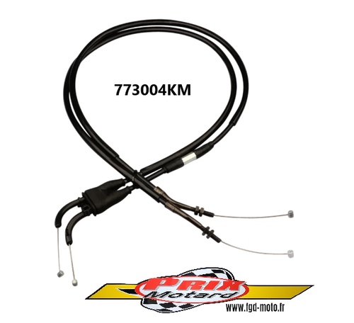 Set Cavo Acceleratore Completo Per Mini Pocket Bike 47cc 49cc – Alloggiamento E Presa Nera